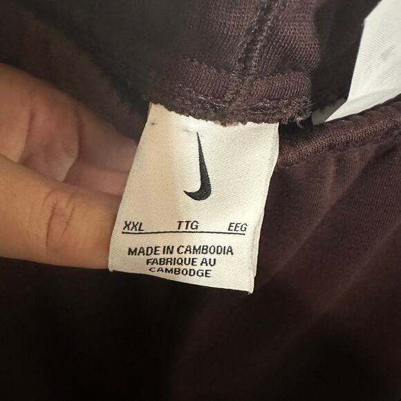 Nike Men's Brown Wool Blend Classics Fleece Sweatpants Size XXL - Picture 10 of 12